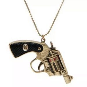 RARE* Betsey Johnson Vintage BangBang Gun Necklace